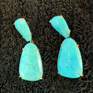 Kendra Scott turquoise earrings